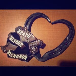 Death Before Dishonor Belt Buckle